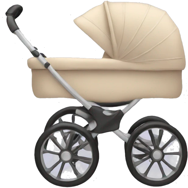 aesthetic beige stroller emoji
