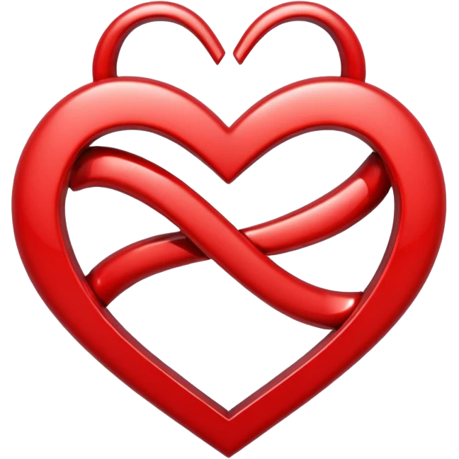 Heart with infinity simble emoji
