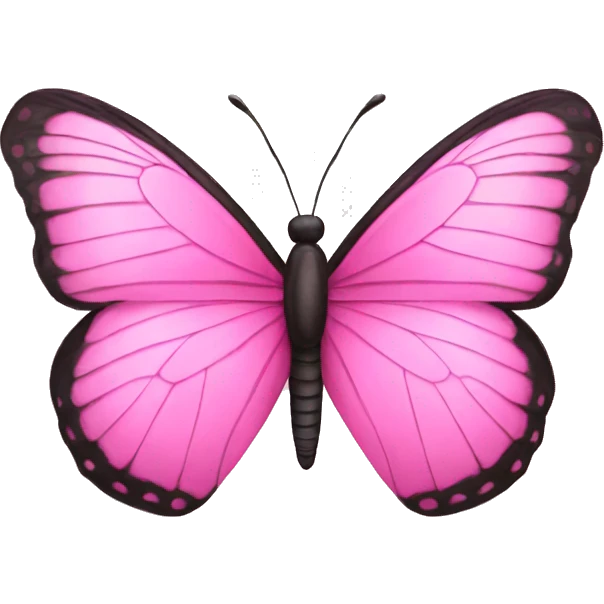 butterfly pink emoji
