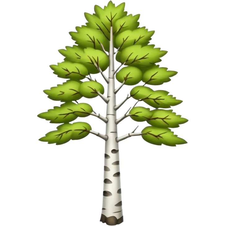 Birch tree emoji