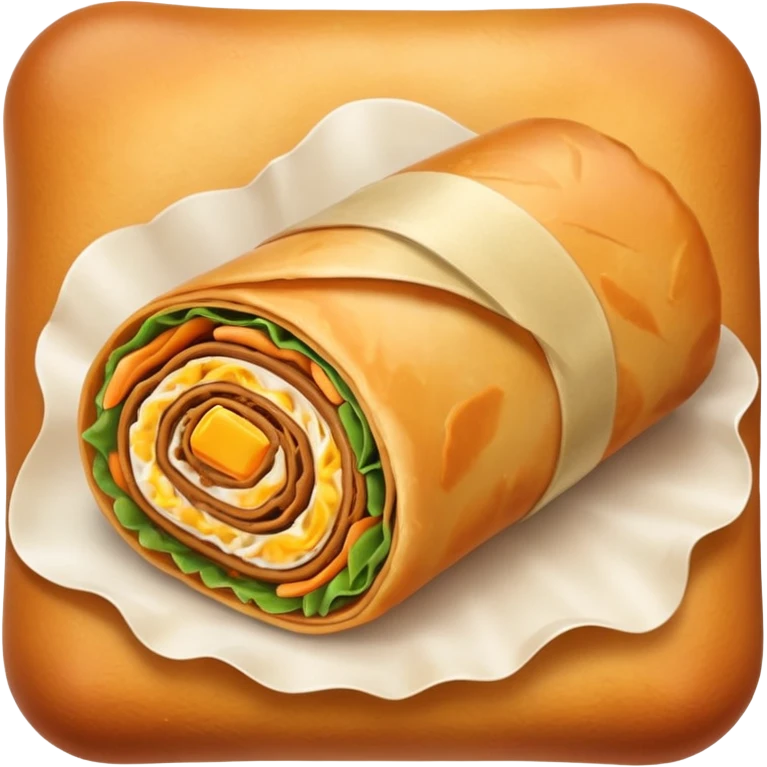 Egg roll emoji