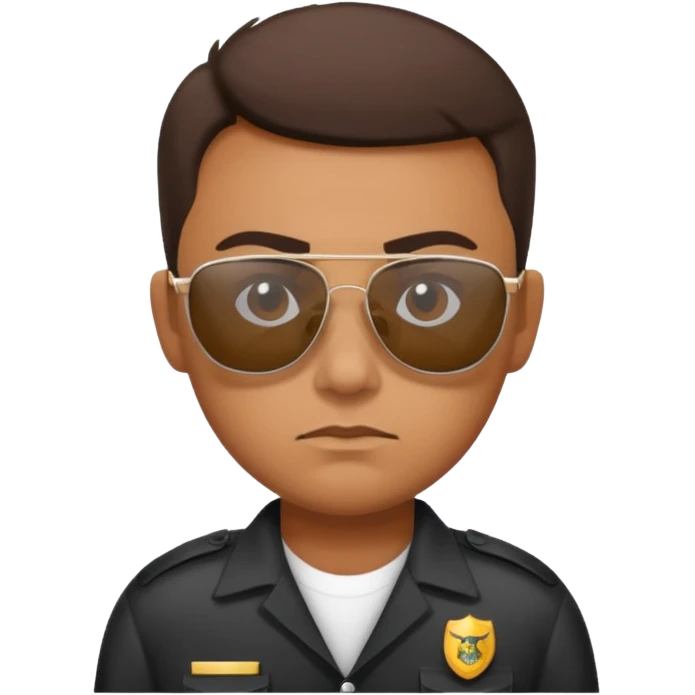 school security, sun glasses emoji