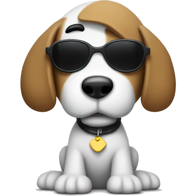 snoopy as joe cool emoji