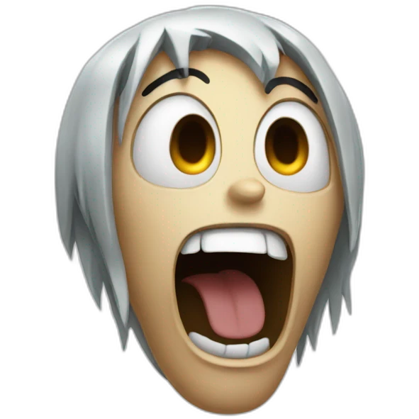 Scream emoji