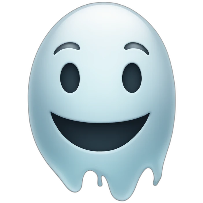 ghost smile emoji
