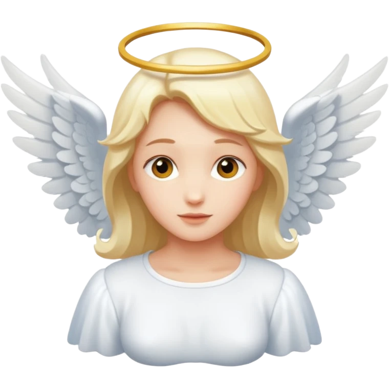 angel floating emoji