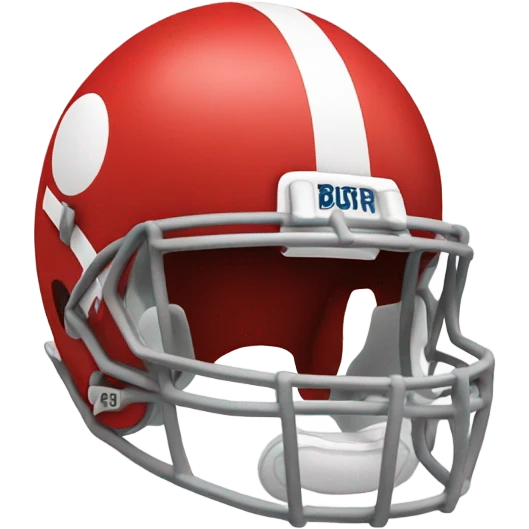 Red football emoji