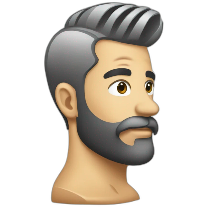 barber logo emoji