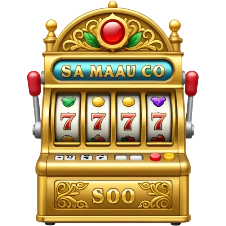 Slot machine, maccau emoji