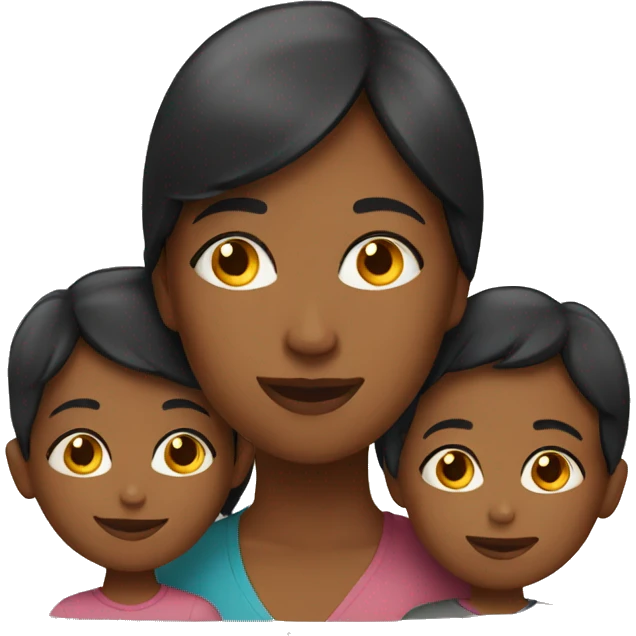 Mother with several children emoji