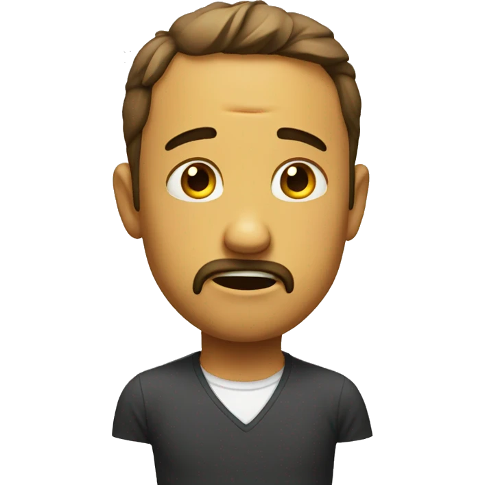 Sad  and happy  emoji