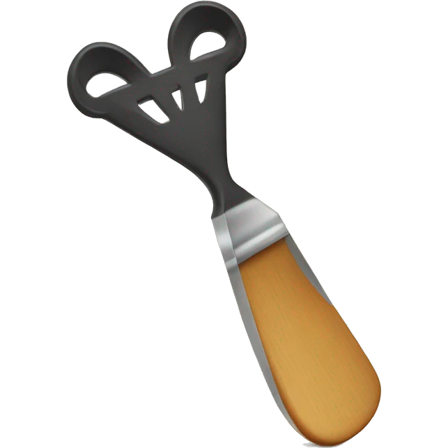 spatula with a bow emoji
