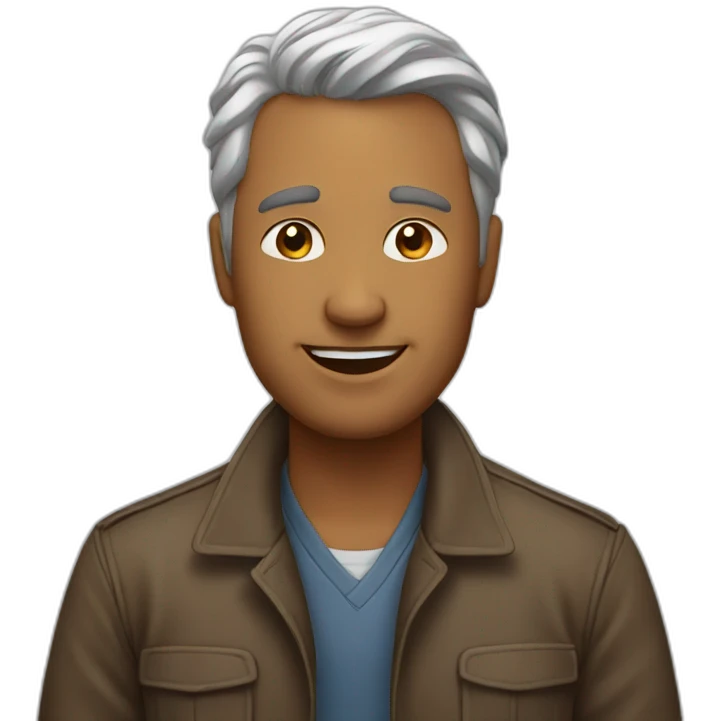 Man who acknowledge somebody emoji