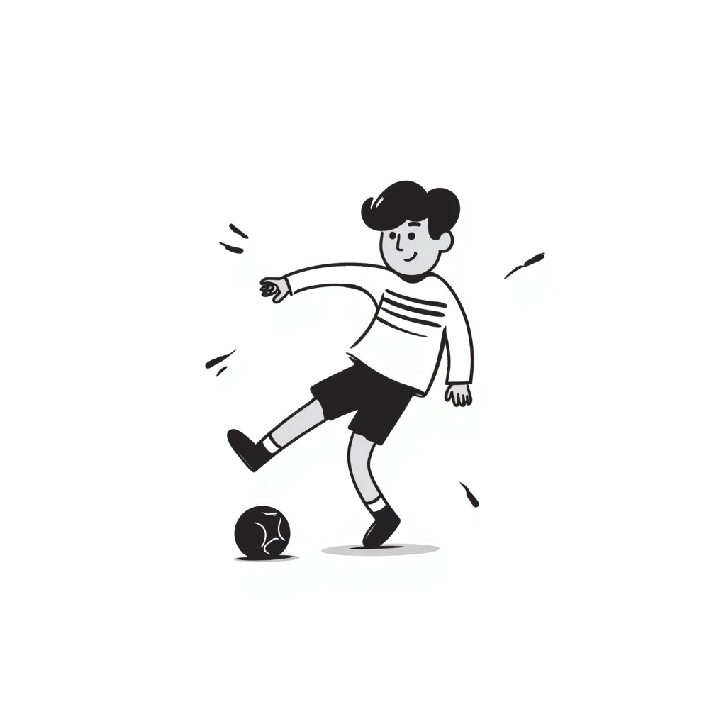 A soccer player emoji