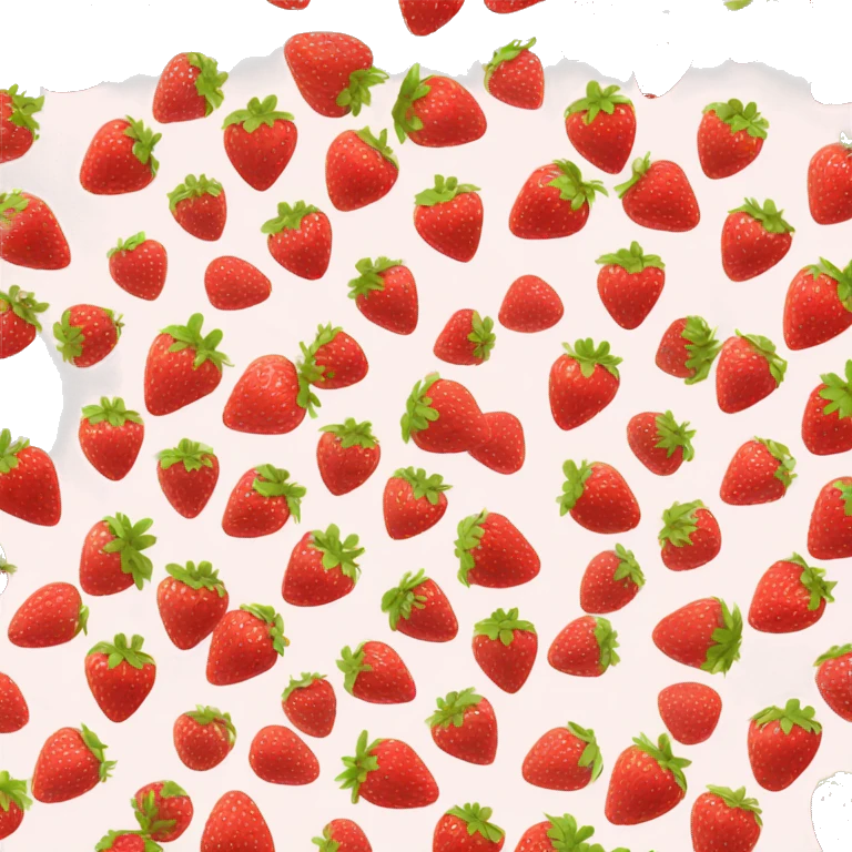 strawberries and cream emoji