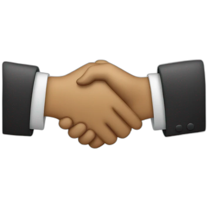 handshaking emoji
