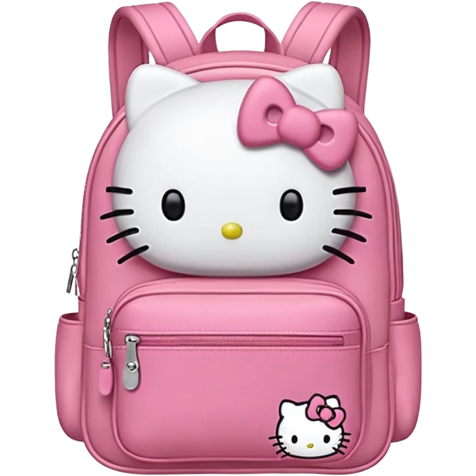 Mochila de hello kitty emoji
