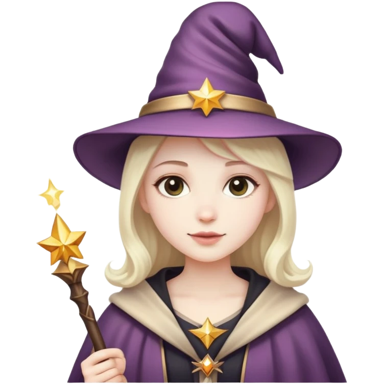 Код с волшебной шляпой и палочкой emoji