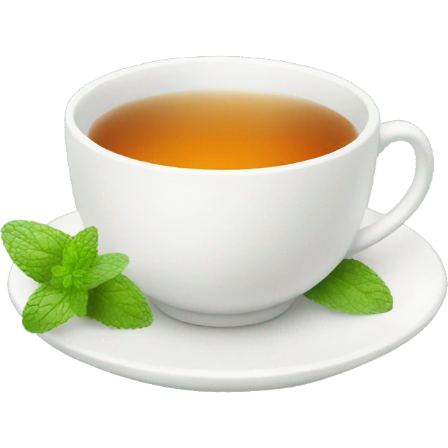 tea with mint emoji