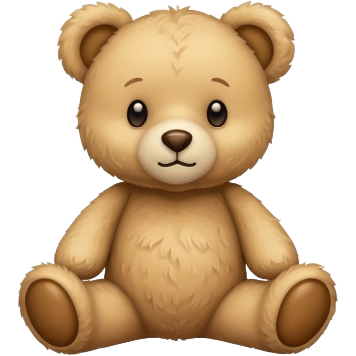 beige teddy bear emoji
