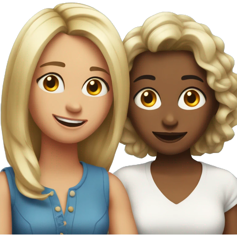 Lies en Ellen zijn Besties  emoji
