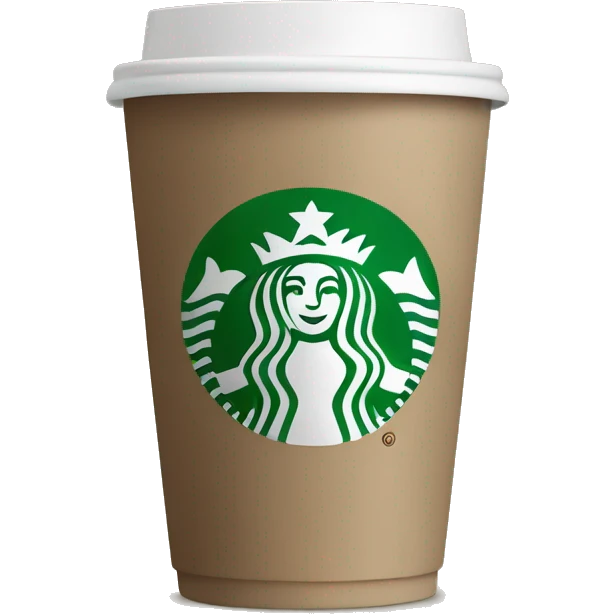 A starbucks coffee beige  emoji