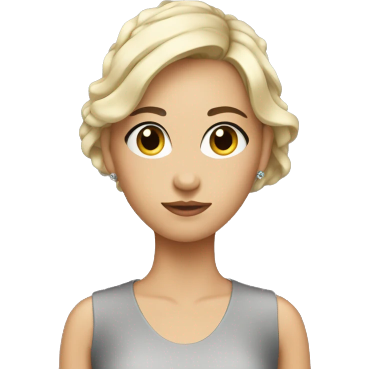 Fancy girl with a cropp top emoji