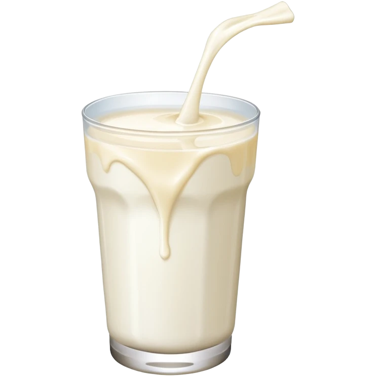 A squirt of milk flying in the air  emoji