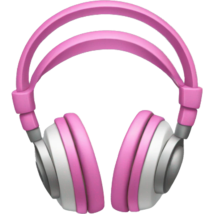 headphones with pink bows emoji