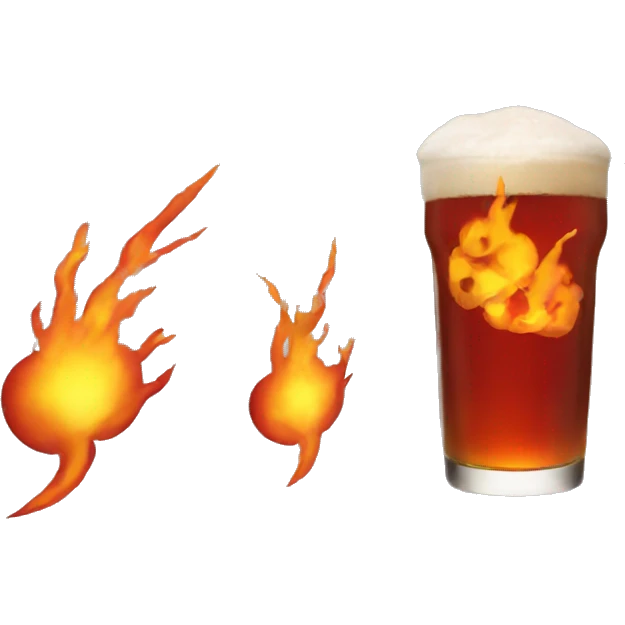 fireball the drink emoji