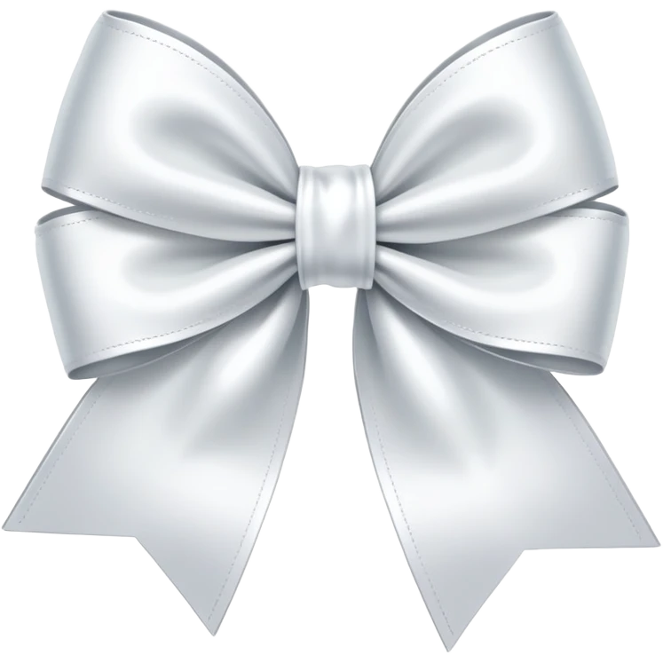 White ribbon bow emoji