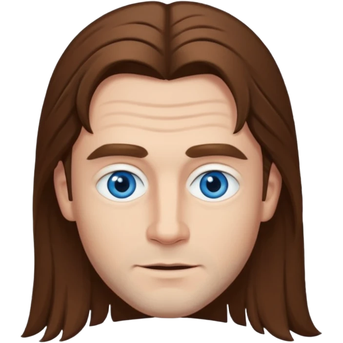 Elmer Bäck, Finnish Actor (b.1981) with blue eyes, brown long hair emoji