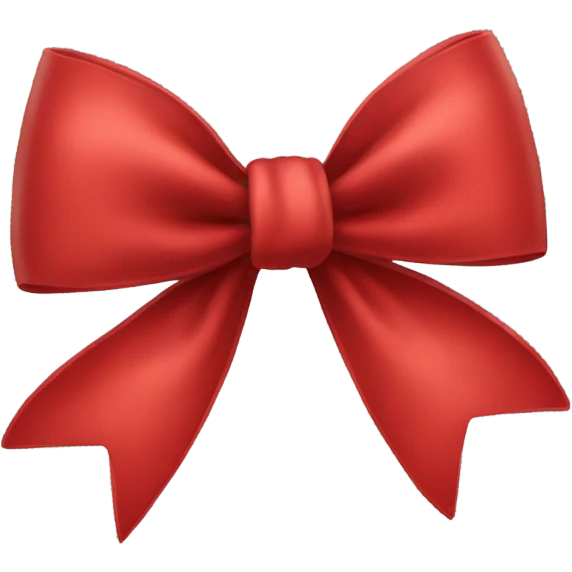Red bow  emoji