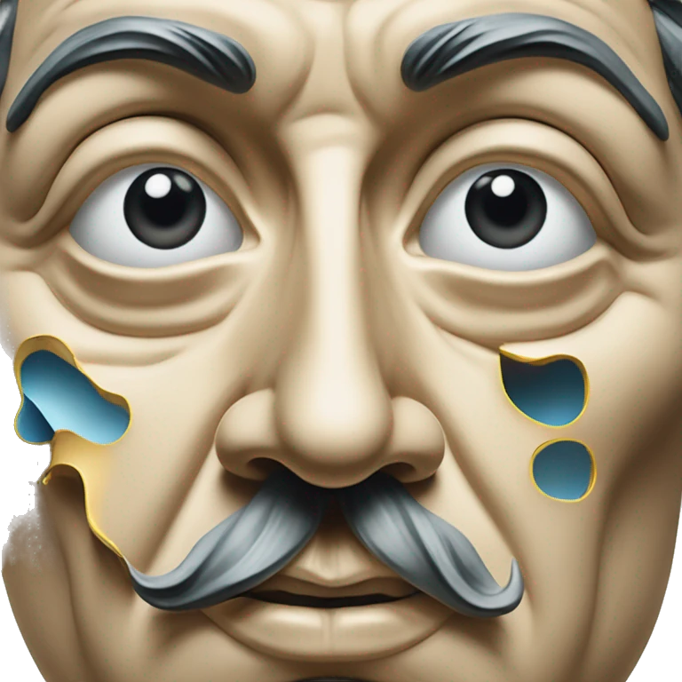 abstract art like Salvador Dali  emoji