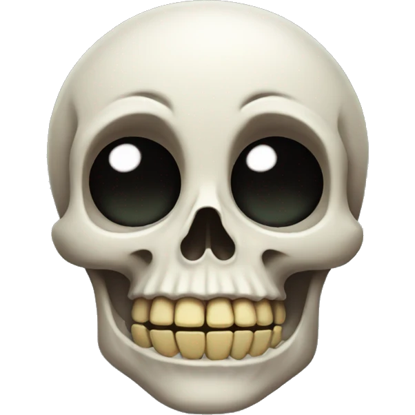 cute skull emoji