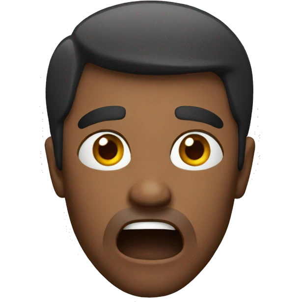 a man shocked emoji