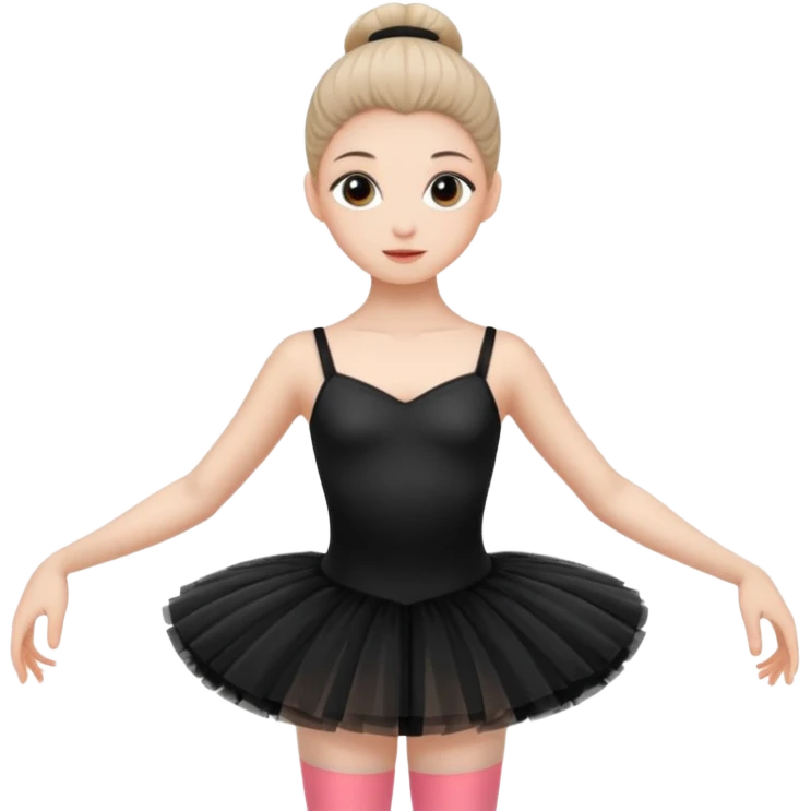 Black balerinas emoji