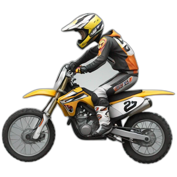 Motocross emoji