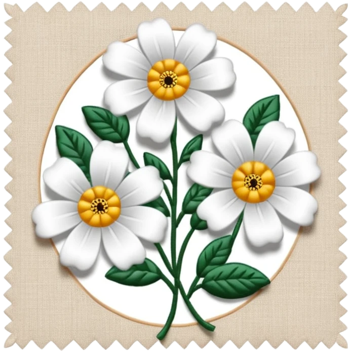 cloth with embroidery emoji