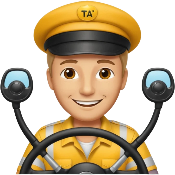 Taxi driver emoji