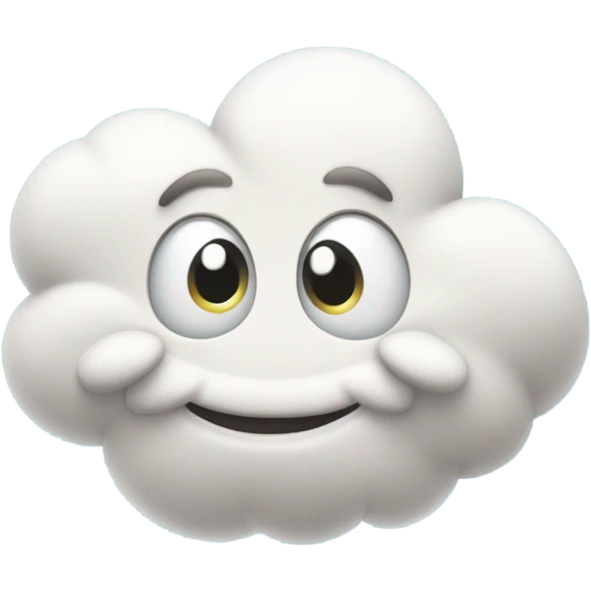 Cloud happy  emoji
