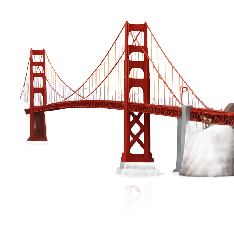 Golden Gate Bridge, San Francisco emoji