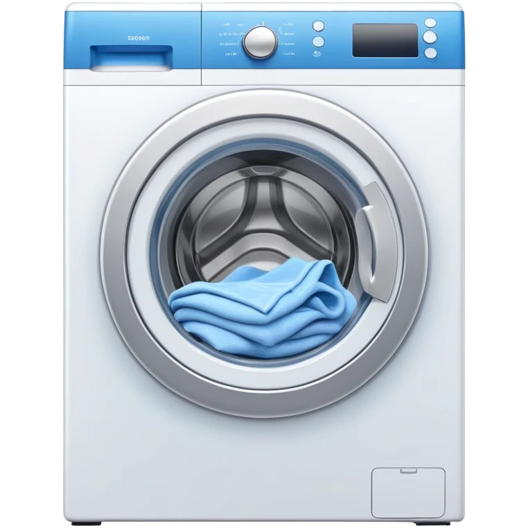 washing machine with clothes emoji