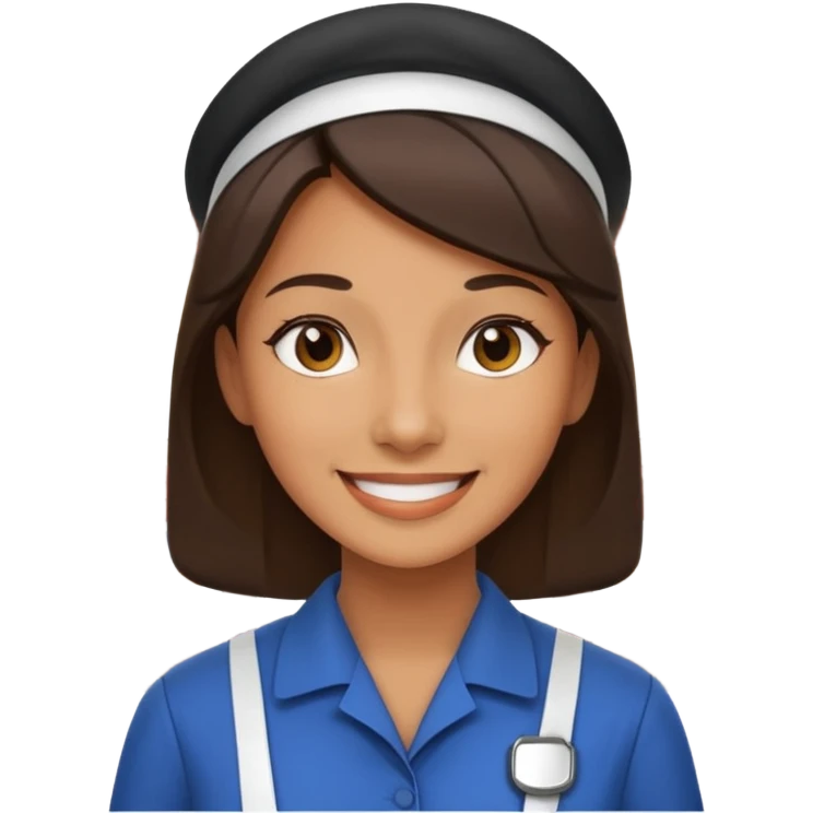woman as a housekeeper in a hotel in town emoji