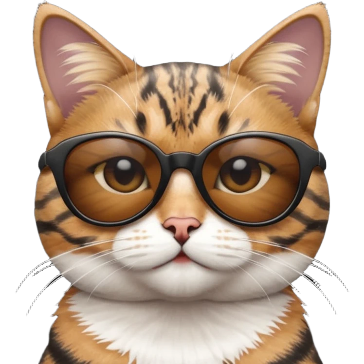 Cat wearing sunglasses emoji