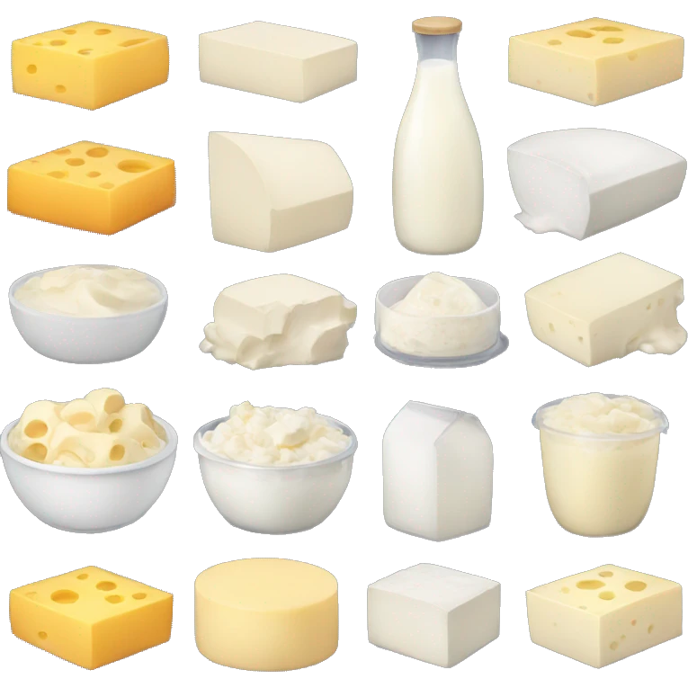 Dairy products. emoji