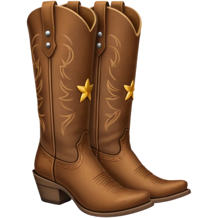 Cowgirl boots emoji