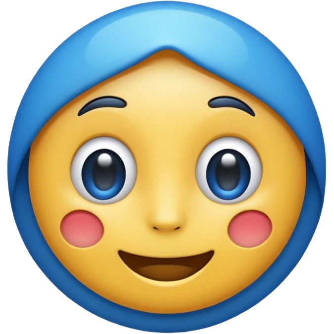 Blue emoji emoji