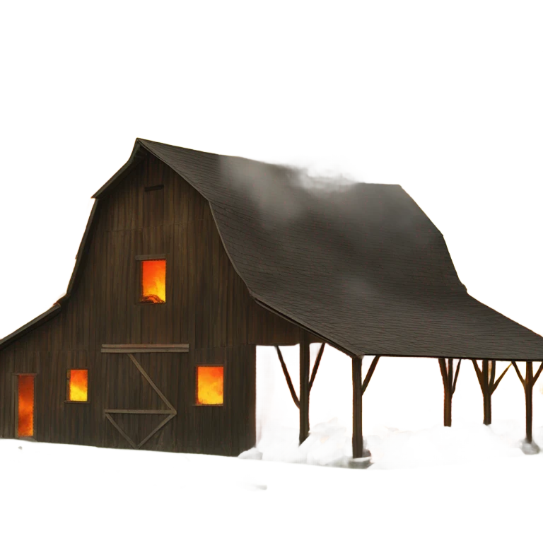 Burning Barn emoji
