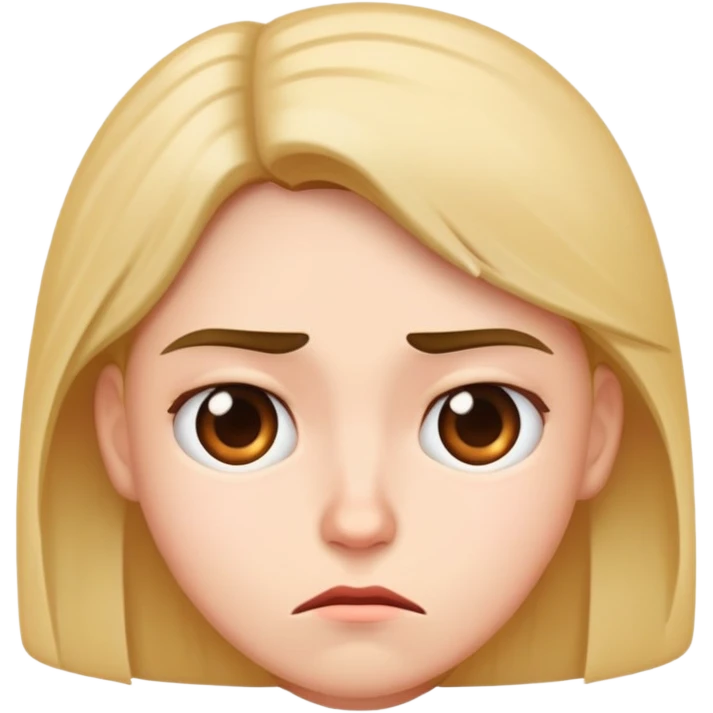 annoyed but in love emoji